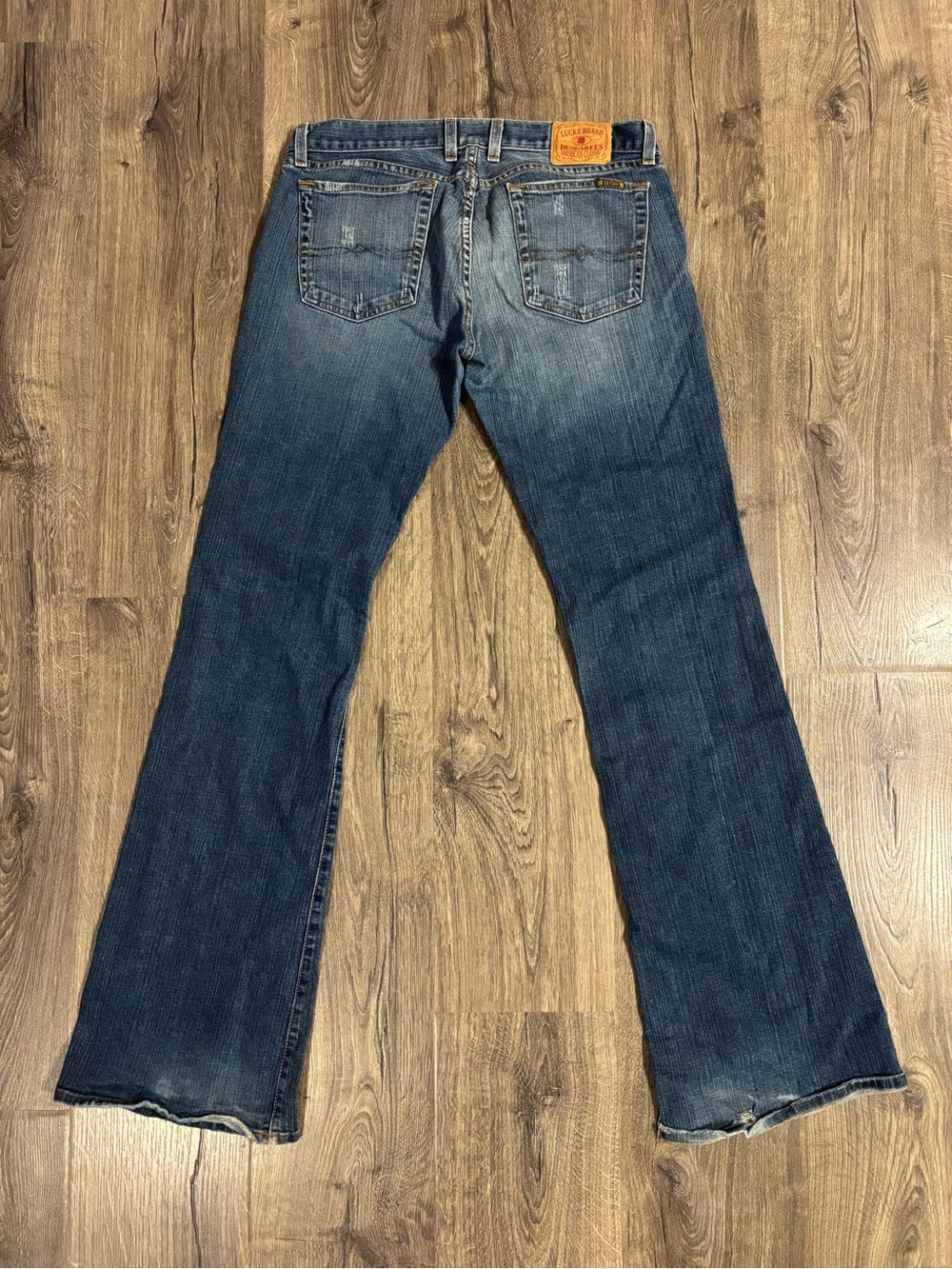 Lucky Brand Low Rise Bootcut Blue Denim Jeans Women’s 32 X 35.5? SEE MEASURMENTS - Picture 2 of 14